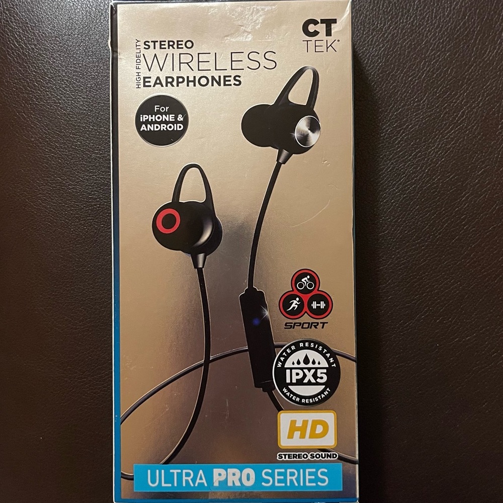 CT Tek Ultra Pro Series HD EarPhones For Iphone & Android Brand New